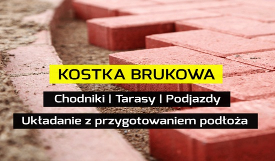 Układanie kostki brukowej | Chodniki | Tarasy | Tanio!