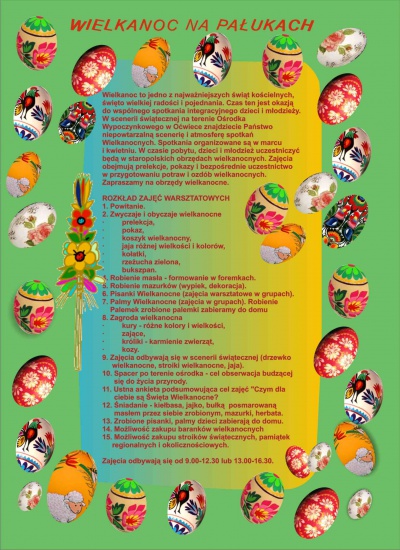 Warsztaty- Wielkanoc na Pałukach